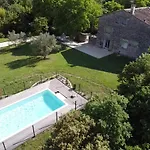 Bastide Terrieu - Domaine Avec Piscine Et Terrain De Boules, Climatisation