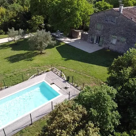 Bastide Terrieu - Domaine Avec Piscine Et Terrain De Boules, Climatisation