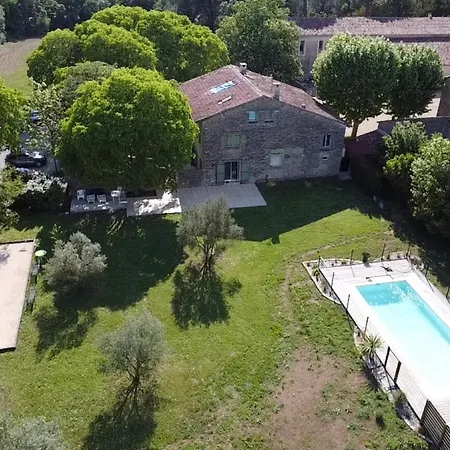 Вилла Bastide Terrieu - Domaine Avec Piscine Et Terrain De Boules, Climatisation Saint-Mathieu-de-Treviers