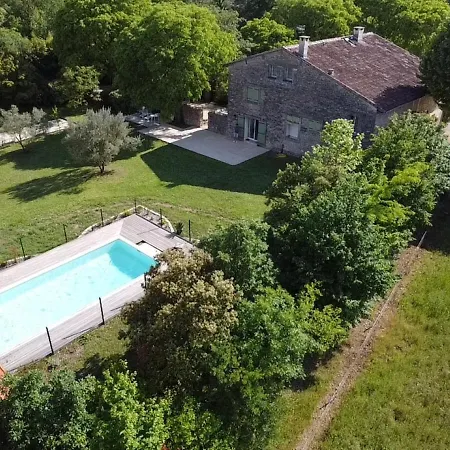 Bastide Terrieu - Domaine Avec Piscine Et Terrain De Boules, Climatisation Saint-Mathieu-de-Tréviers