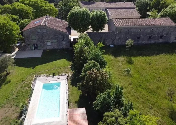 Bastide Terrieu - Domaine Avec Piscine Et Terrain De Boules, Climatisation Villa Saint-Mathieu-de-Tréviers